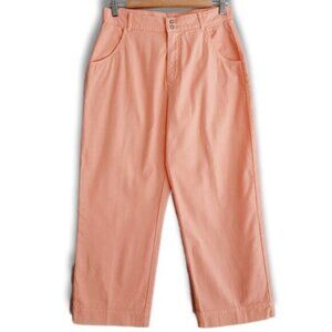 HARRIS WILSON \ France Lorentin High Rise Crop Pants Pastel Pink Sz S